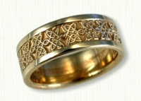 Avonmore Knot wedding rings