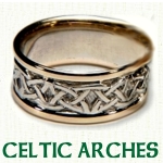Celtic Arches Knot Celtic Wedding Rings