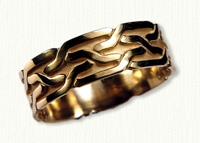 Sculpted Duntroon Knot Band