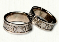 Celtic Heavy Knot Claddagh Wedding Band