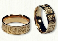 Celtic Windsorloch Knot Wedding Bands