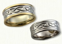 Celtic Arches Knot Wedding Band