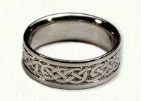 Loose Knot Celtic wedding bands