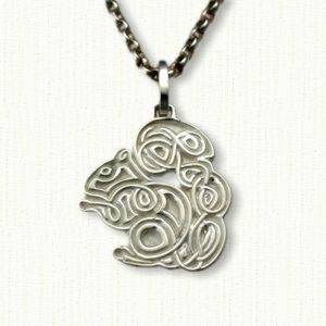 Celtic Squirrel pendent