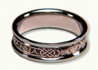 custom McMahon Claddagh with names
