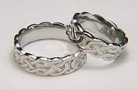 Desboro Knot Wedding Bands