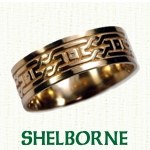 Shelborne Knot Celtic Wedding Rings