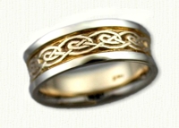 Stretched Galway Wedding Band