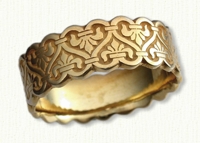 Tramore Celtic Knot Wedding Rings