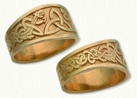 Triangle Knot Band with Two Dragons