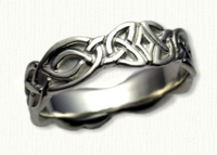 Sculpted Wicklow Wedding Rings
